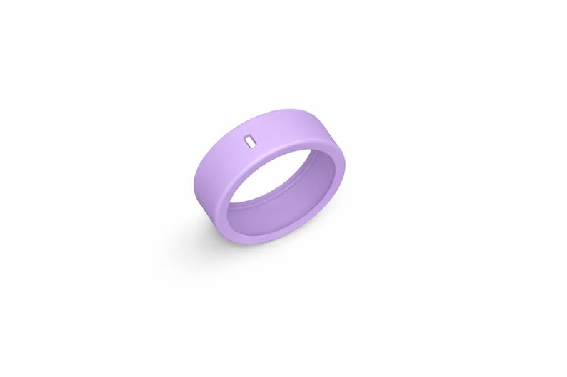 Oura Ringband-Schutz mit floralem Rosendesign Lavender