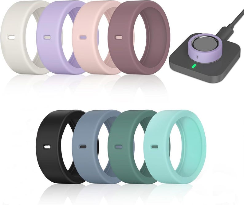 Oura Ringband-Schutz mit floralem Rosendesign Bild 7