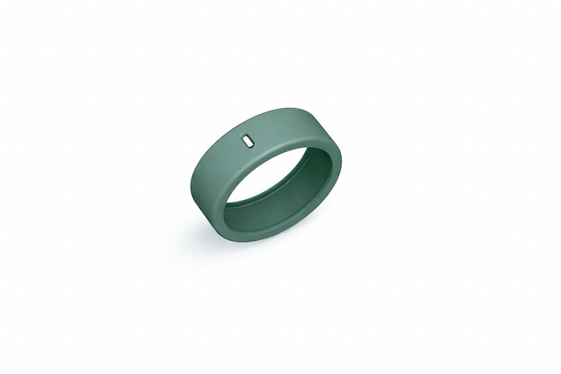 Oura Ringband-Schutz mit floralem Rosendesign Canton Green
