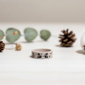 Protector de anillo Oura de la serie Adorable Animal, compatible con Gen 3/4 *Elige el color en Personalización*