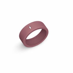 Oura Ringband-Schutz mit floralem Rosendesign Maroon