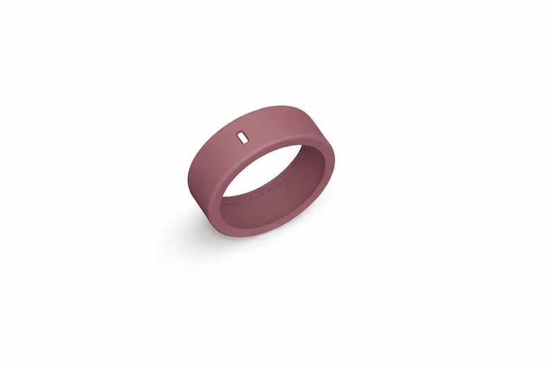 Oura Ringband-Schutz mit floralem Rosendesign Maroon