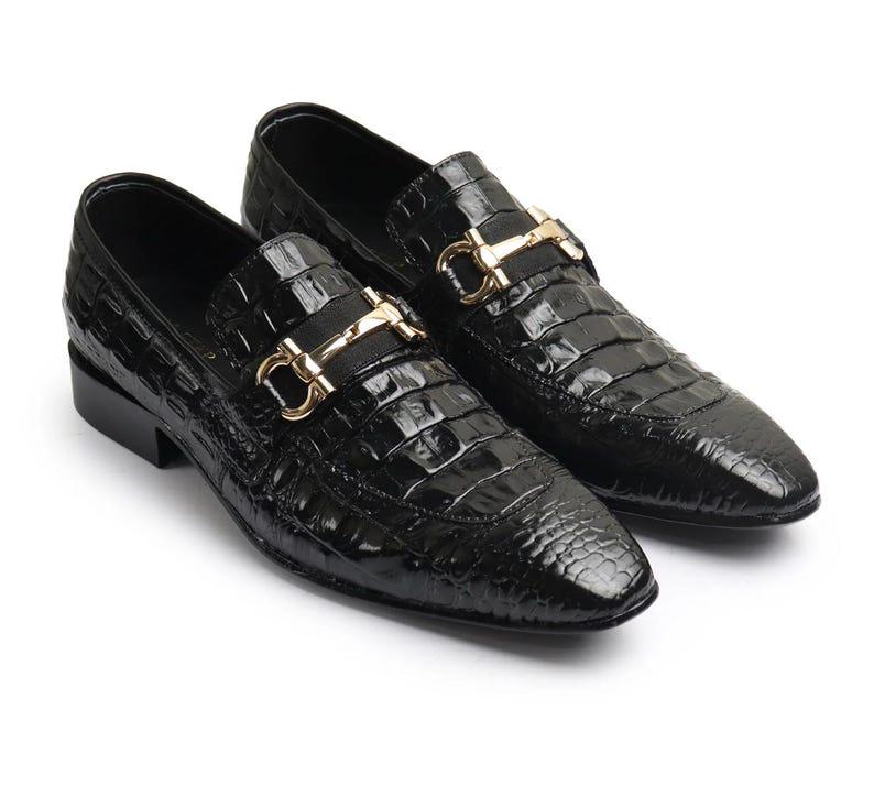 Black and Gold Men Dress Shoes - Etsy Black and Gold Men Dress Shoes - Etsy