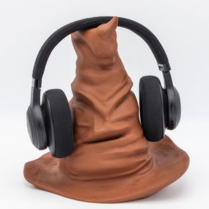 Supporto per cuffie a forma di Cappello Parlante – Supporto per cuffie da mago stampato in 3D / Regalo per fan, decorazione da scrivania
