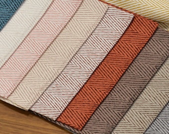 リビングルームと寝室用のエクストラワイドヘリンボーン遮光カーテン、部屋を暗くするカスタムサイズの遮光ドレープ、カフェカーテンロッド