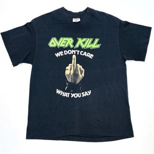 Overkill Tour Shirt - Etsy