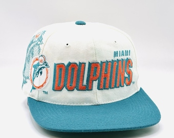 Sports Specialties Miami Dolphins Wool Hat Cap SnapBack Shadow Laser 90’s NFL