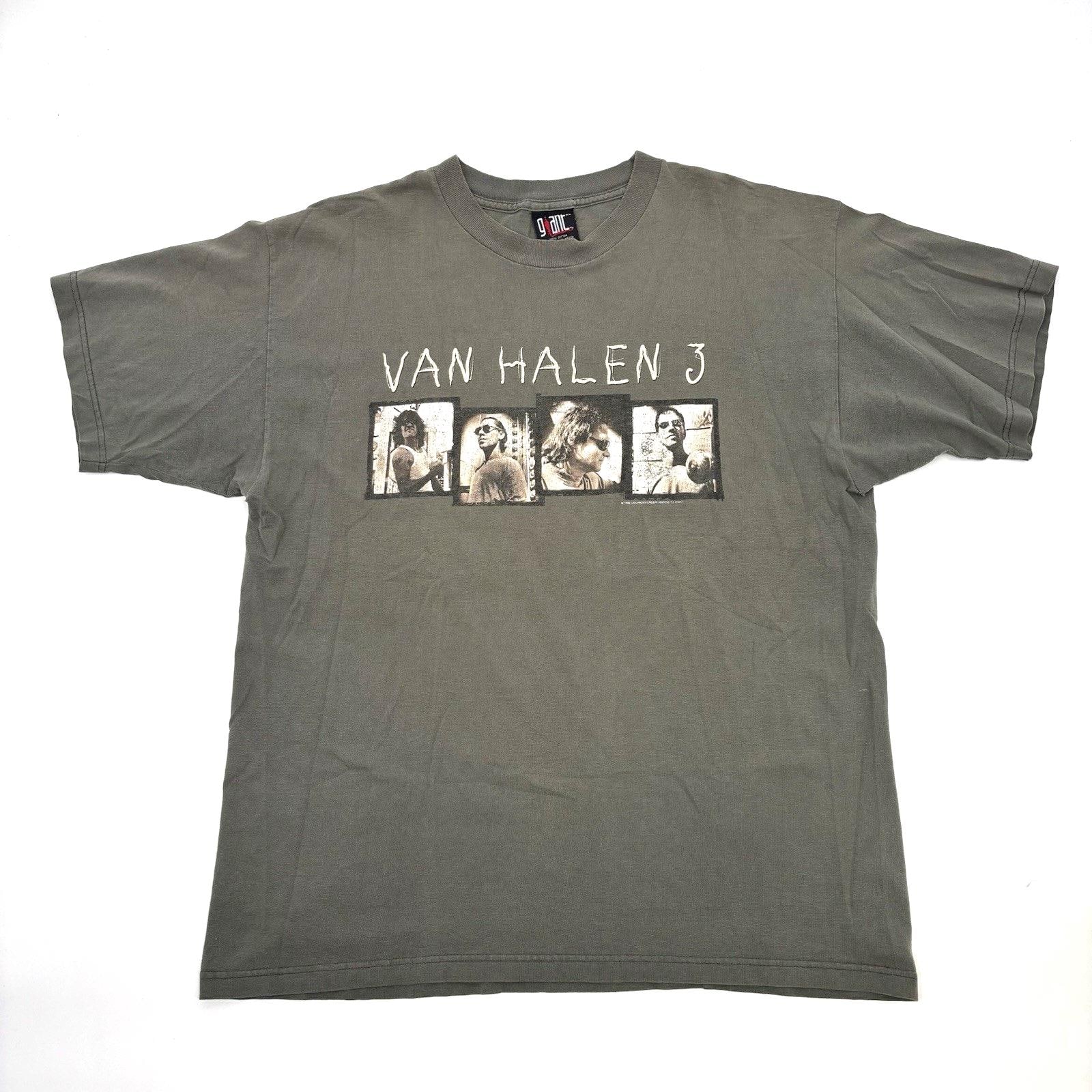 Vintage Van Halen 3 Concert Tour Shirt, XL Army Green - Etsy