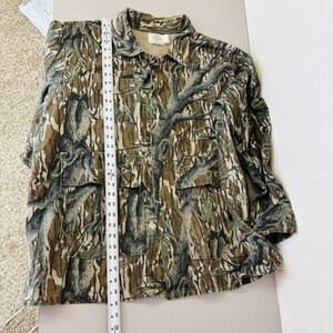 Vintage 80s Mossy Oak Treestand Camo Jacket Mens XXL 3-Pocket Hunting USA Vtg image 8