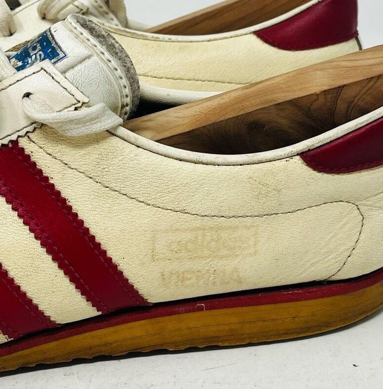 VINTAGE Adidas Vienna Made in West-Germany 70s Sneakers Size US 5.5 Adidas Vienna ?? Original, unworn SMU (special make up  main image 2