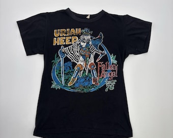 Vintage 1982 Uriah Heep Abominog Tour Shirt - Etsy