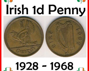 1968年 アイリッシュ ペニー コイン - アイルランド / アイルランド