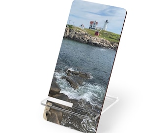 Coastal Lighthouse Phone Stand, Mobile Display