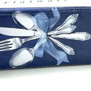 NEW In Box VTG Royal Estate Flatware 16pc Stainless Steel Malaysia New Old Stock