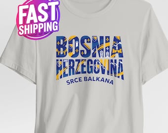 Kies je land - Bosnië-Herzegovina voetbalshirt (alle landen), voetbalshirt nationale landnaam