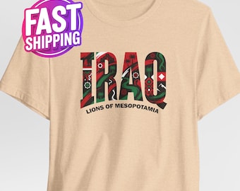 Kies je land: Irak voetbalshirt (alle landen), voetbalshirt nationale landnaam