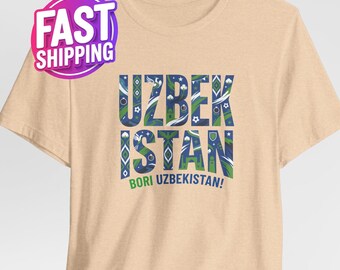 Kies je land: voetbalshirt Oezbekistan (alle landen), voetbalshirt nationale landnaam