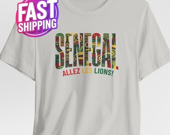 Kies je land: Senegal voetbalshirt (alle landen), voetbalshirt nationale landnaam