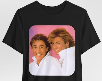 WAT! T-shirt: George Michael en Andrew Ridgeley Jaren 80 Pop Duo Retro Sweatshirt Hoodie Cadeau