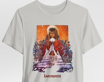 Labyrinth Movie T-Shirt: David Bowie Jareth The Goblin King 80s Fantasy Sweatshirt Hoodie