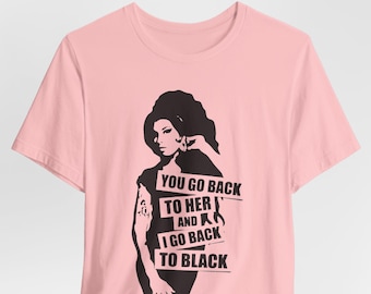 Amy Winehouse Shirt, Back To Black Tee, Soul Music Fan Gift, Unisex Sweatshirt Hoodie Youth T-Shirt, Retro Singer Graphic Tee