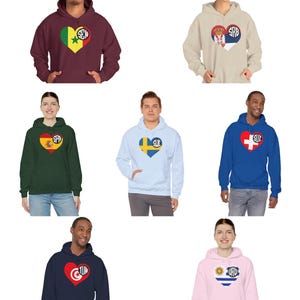 Världsnation Fotboll Kroatien Flagga T-shirt, Hoodie, Sweatshirt, Fotboll Fankläder bild 13