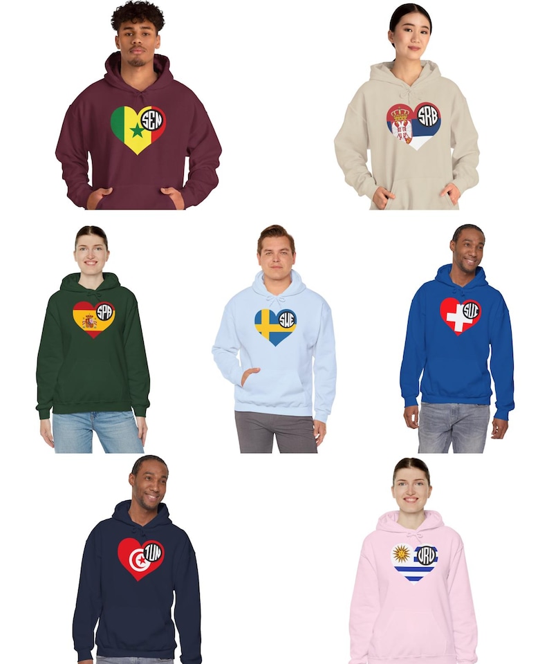Världsnation Fotboll Kroatien Flagga T-shirt, Hoodie, Sweatshirt, Fotboll Fankläder bild 13