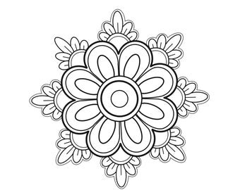 15 Mini Mandala Fine Line Tattoo Designs – Tattoo Ready PNG