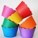 kathleen valentine reviewed Rainbow Cupcake Wrappers In Your Choice of Color Qty 12 By Your Little Cupcake