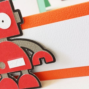 Robot Food Tags Coloque el juego de 12 por tu pequeño cupcake