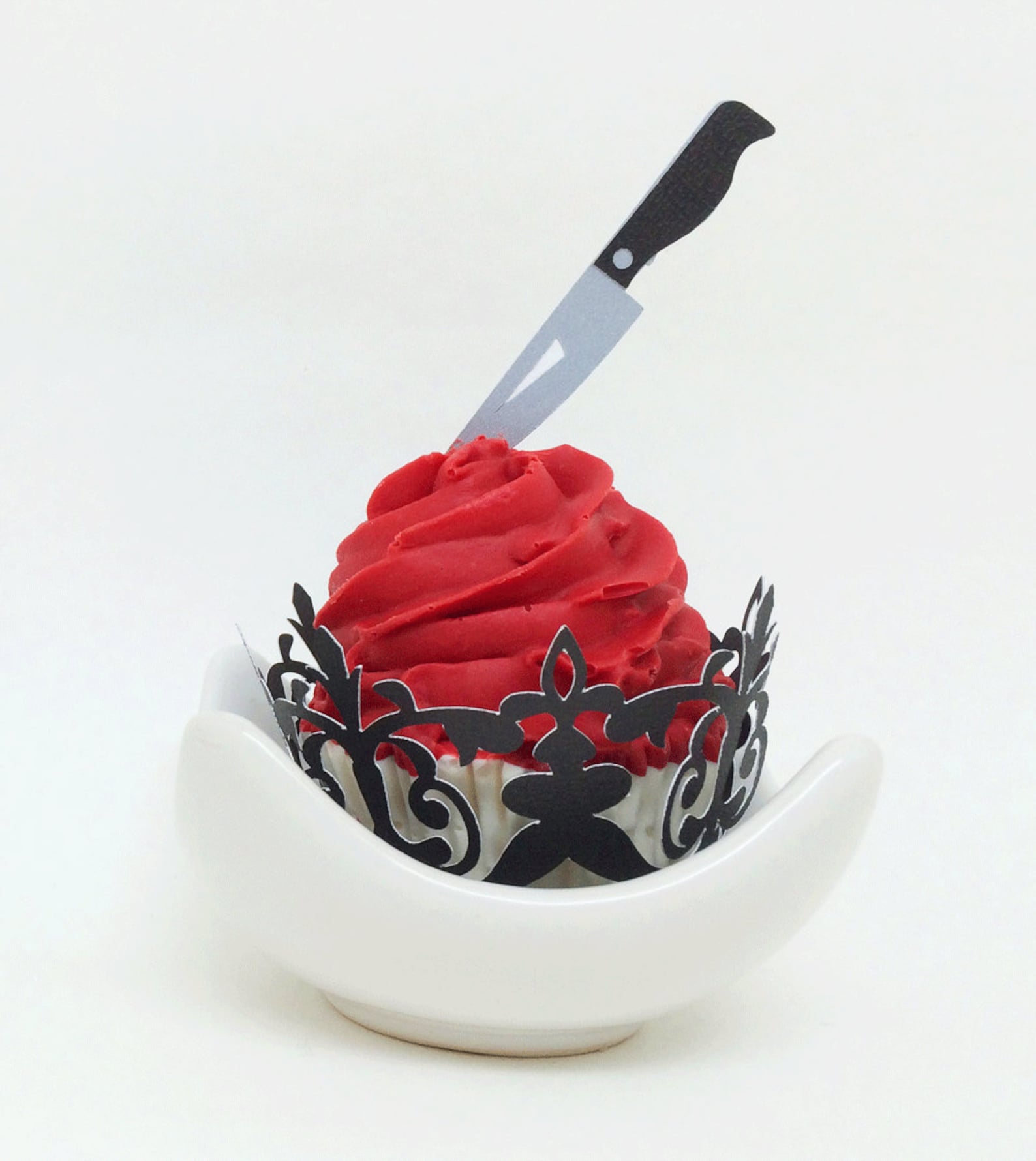 Knife and Axe Cupcake Toppers in Your Choice of Color Qty 12 Etsy