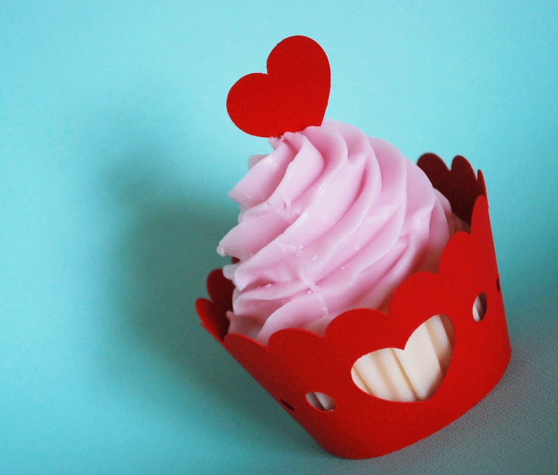 Valentines Day Sweet Heart Cupcake Wrappers In Your Choice of image 0