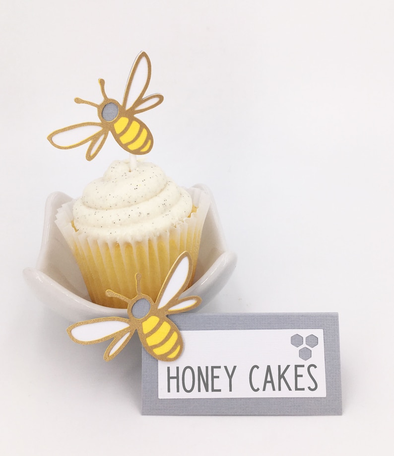 Honey Comb Cupcake Wrappers Set of 12 By Your Little Cupcake image 10