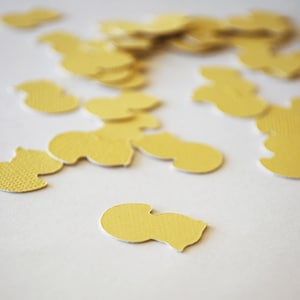 Zitronengelb Gummi Enten Stanzteile 40er Set von Deinem kleinen Cupcake