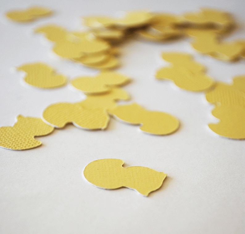 Lemon Yellow Rubber Ducky Die Cuts Set of 40 by Your Little image 0