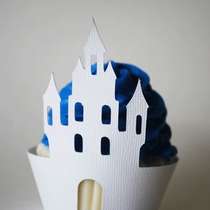 Castle Cupcake Wrappers In Your Choice of Color Qty 12 By Your Little Cupcake image 5