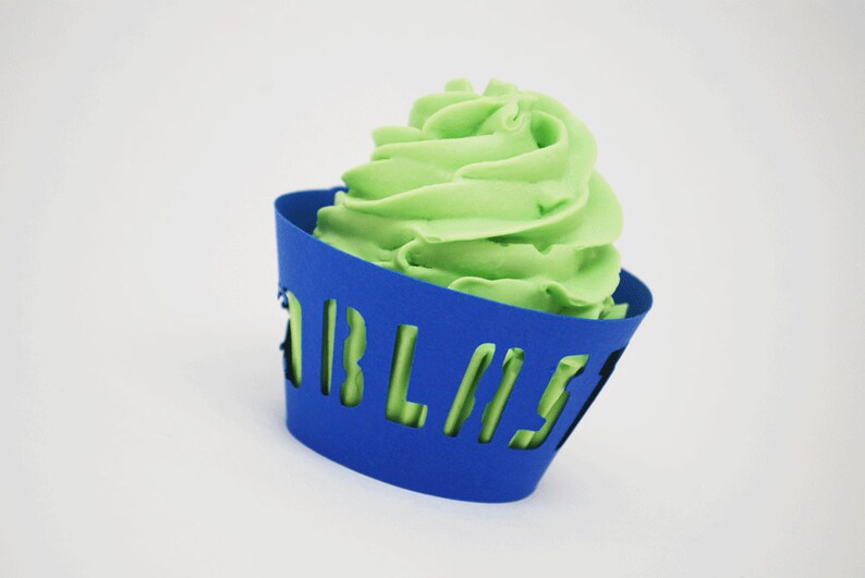 Blast Off Space Cupcake Wrappers  In Your Choice of Color Qty image 2