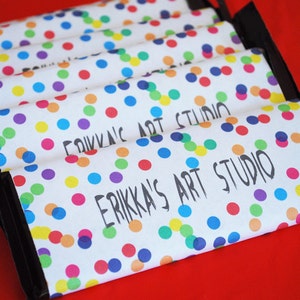 Art Paint Party Candy Bar Wrapper set of 12 by Your Little Cupcake