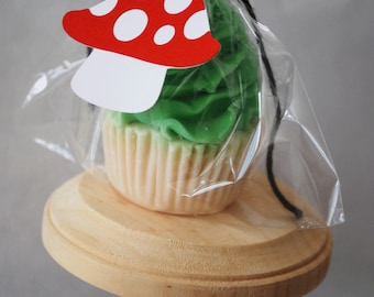 Mario Mushroom Hang Tags In Your Choice of Color Qty 6 By Your Little Cupcake