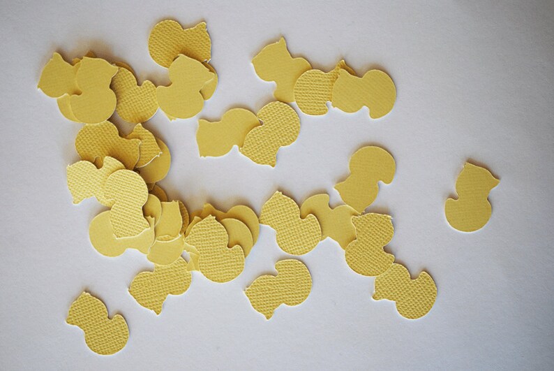 Lemon Yellow Rubber Ducky Die Cuts Set of 40 by Your Little image 2