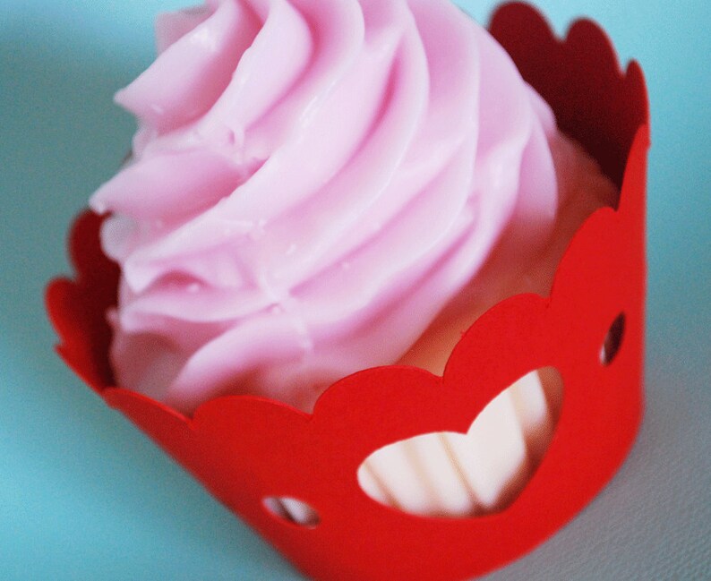 Valentines Day Sweet Heart Cupcake Wrappers In Your Choice of image 4