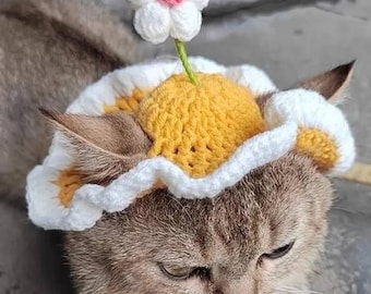 Chapeau D'anniversaire Chat Au Crochet : Chapeau De Fête
