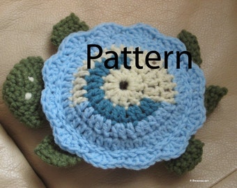 Crochet Pattern - Toy Turtle - DIY Crochet PDF Stash Buster Pattern to Download - Item 18009