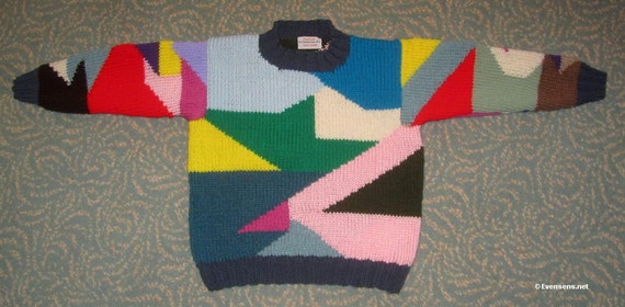bright coloured jumpers