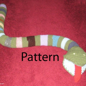 Door Snake - DIY Stash Buster Easy Crochet Downloadable PDF Pattern - Designed in USA Item 18010