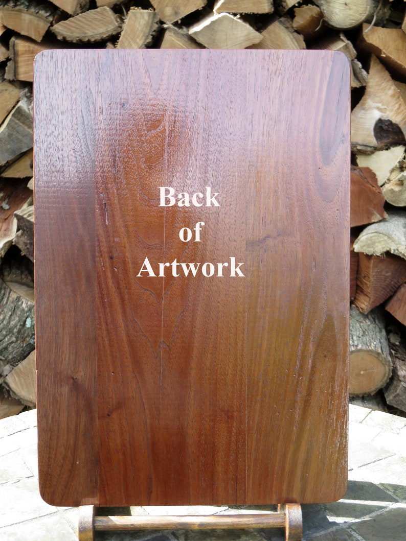 back of artwork - Second Amendment Engraved Wood Art - Walnut Wood 3 Dimension Wall Art Decor - Approx. 16" x 11" x 1.25" - Hand Crafted in the USA