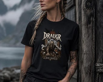Draugr Viking Shirt - Rise Again Norse Undead T-Shirt, Viking Halloween Tee, Norse Mythology Graphic Shirt, Dark Nordic Warrior Tee