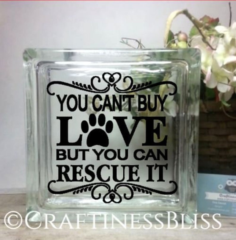Custom Order Decal for Glass Blocks Etsy