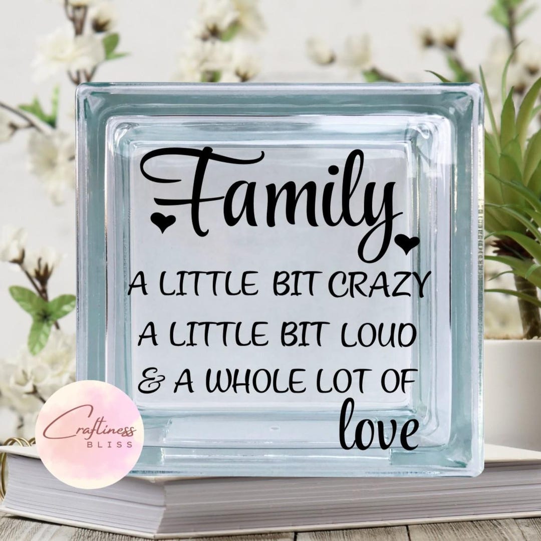 DIY Family A Little Bit Crazy A Little Bit Loud and A Whole Lot of Love ...