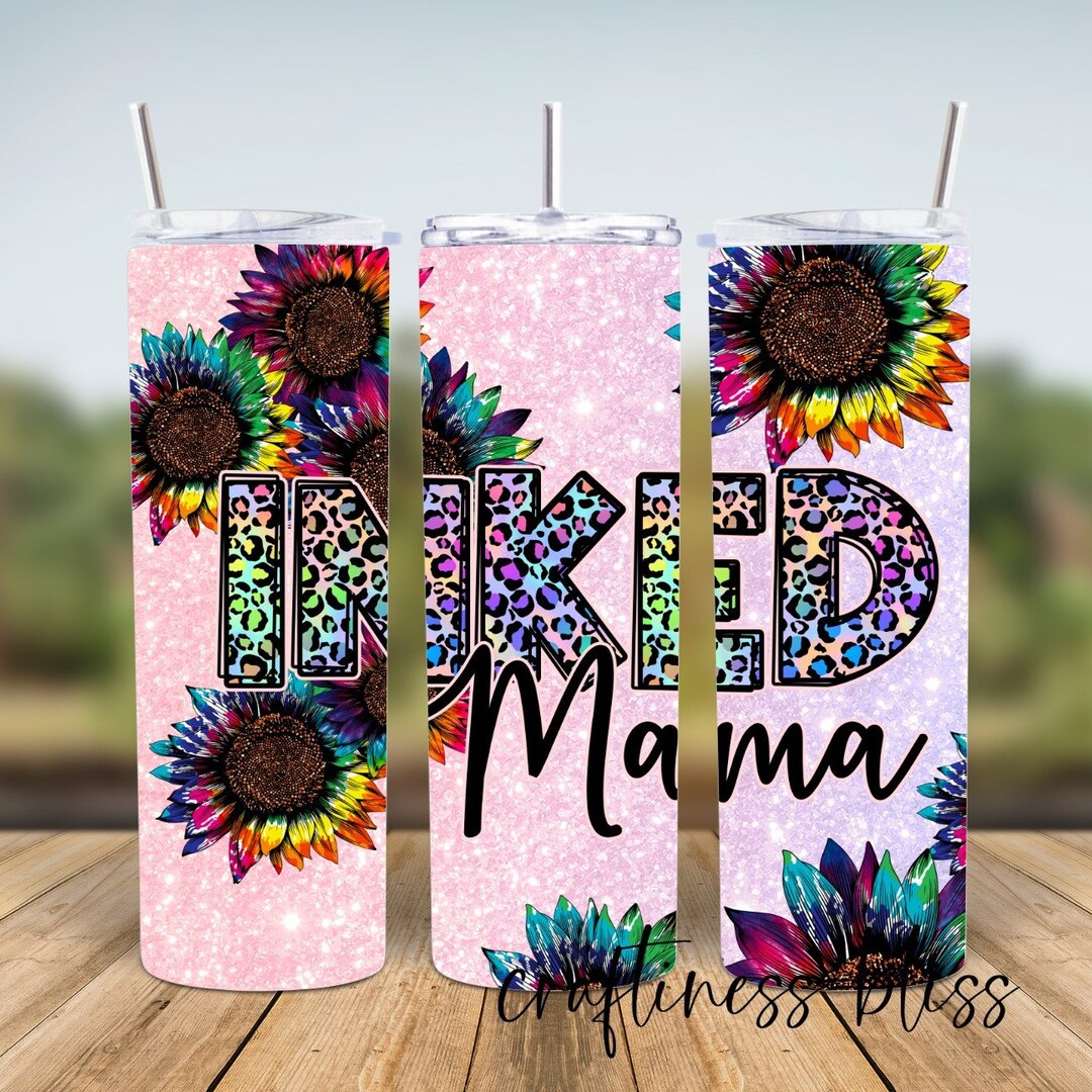 Inked Mama Tattoo 20 Oz Skinny Tumbler - Etsy